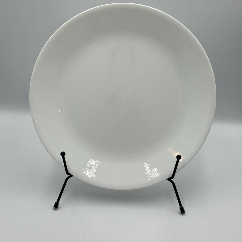 Vintage Corelle By Corning Set Of 2 Winter Frost Glossy 10 1/4" Dinner Plates